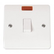20A DOUBLE POLE SWITCH WITH NEON