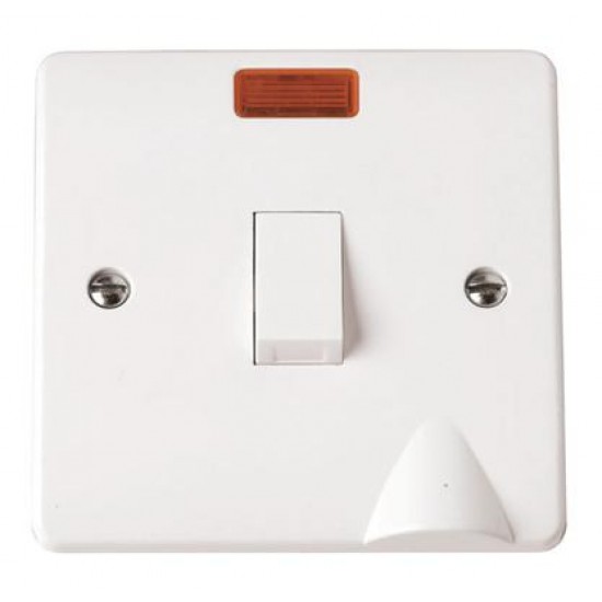 20A DOUBLE POLE SWITCH WITH NEON