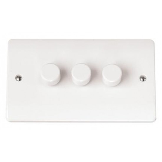 3 GANG 2 WAY 250Va RESISTIVE/INDUCTIVE DIMMER 3 GANG 2 WAY 250Va RESISTIVE/INDUCTIVE DIMMER