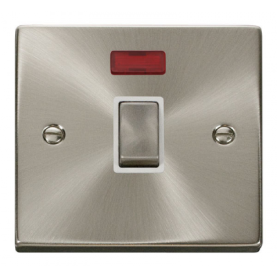 Click Deco Victorian 20A Ingot Double Pole Switch With Neon INGOT 20A 1G DP SW W/O FLEX OUTLET+NEON VPSC723WH Click Deco Victorian 20A Ingot Double Pole Switch With Neon INGOT 20A 1G DP SW W/O FLEX OUTLET+NEON VPSC723WH
