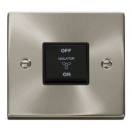 Click Deco Victorian satin chrome 10A 1 GANG 3 POLE FAN ISOLATION SWITCH Click Deco Victorian satin chrome 10A 1 GANG 3 POLE FAN ISOLATION SWITCH