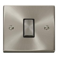 Click Deco Victorian satin chrome 10AX INGOT 1G INTERMEDIATE SWITCH Click Deco Victorian satin chrome 10AX INGOT 1G INTERMEDIATE SWITCH