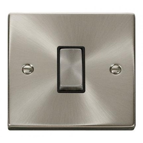 Click Deco Victorian satin chrome 10AX INGOT 1G INTERMEDIATE SWITCH