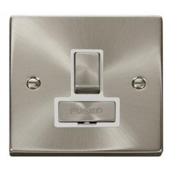 Click Deco Victorian satin chrome 13A FUSED INGOT SW CONNECTION UNIT