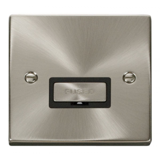 Click Deco Victorian satin chrome 13A Ingot Fused Connection Unit INGOT 13A SPUR W/O FLEX OUTLET Click Deco Victorian satin chrome 13A Ingot Fused Connection Unit INGOT 13A SPUR W/O FLEX OUTLET