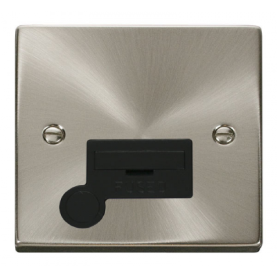 Click Deco Victorian satin chrome 13A Unswiched fused spur c/w flex outlet Click Deco Victorian satin chrome 13A Unswiched fused spur c/w flex outlet