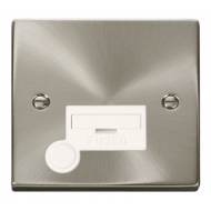 Click Deco Victorian satin chrome 13a Unswitched fused spur c/w flex outlet Click Deco Victorian satin chrome 13a Unswitched fused spur c/w flex outlet