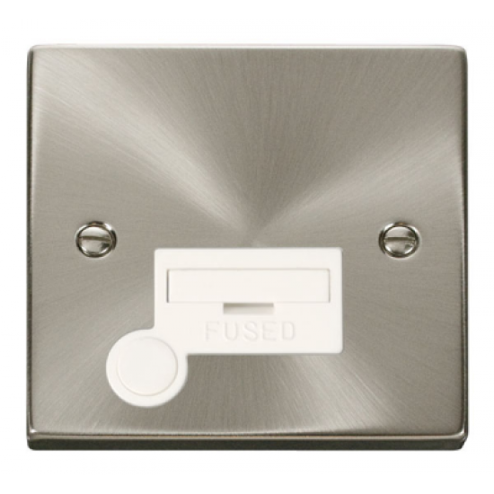 Click Deco Victorian satin chrome 13a Unswitched fused spur c/w flex outlet Click Deco Victorian satin chrome 13a Unswitched fused spur c/w flex outlet