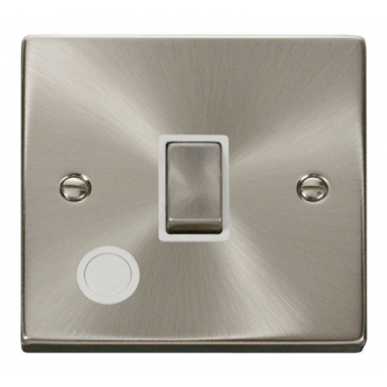 Click Deco Victorian satin chrome : 20A Ingot Double Pole Plate Switch With Optional Flex Outlet Click Deco Victorian satin chrome : 20A Ingot Double Pole Plate Switch With Optional Flex Outlet