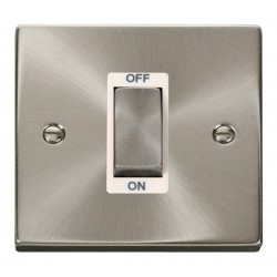 Click Deco Victorian satin chrome INGOT 1G 45A DP SWITCH WH Click Deco Victorian satin chrome INGOT 1G 45A DP SWITCH WH