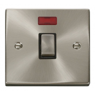 Click Deco Victorian satin chrome INGOT 20A 1G DP SW W/O FLEX OUTLET+NEON Click Deco Victorian satin chrome INGOT 20A 1G DP SW W/O FLEX OUTLET+NEON