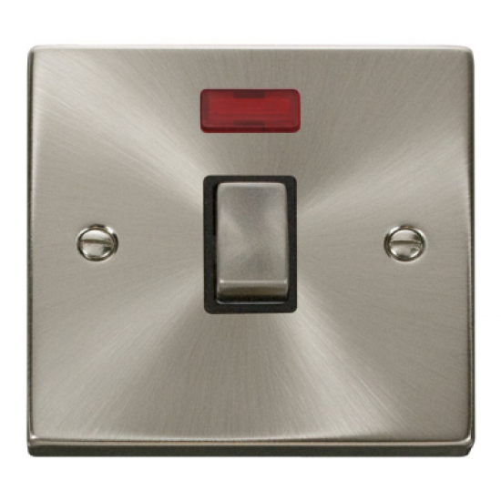 Click Deco Victorian satin chrome INGOT 20A 1G DP SW W/O FLEX OUTLET+NEON Click Deco Victorian satin chrome INGOT 20A 1G DP SW W/O FLEX OUTLET+NEON