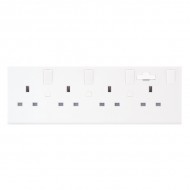 13 Amp Converter Socket - Converts 1 or 2 Gang to 4 Gang socket 13 Amp Converter Socket - Converts 1 or 2 Gang to 4 Gang socket