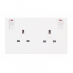 13 Amp Converter Socket - Converts 1 Gang to 2 Gang Switched Socket 13 Amp Converter Socket - Converts 1 Gang to 2 Gang Switched Socket