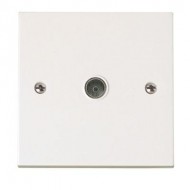 1 Gang TV Coaxial/Aerial Socket 1 Gang TV Coaxial/Aerial Socket