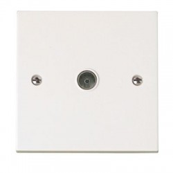 1 Gang TV Coaxial/Aerial Socket 1 Gang TV Coaxial/Aerial Socket