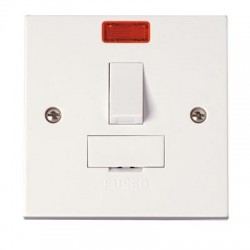 13 Amp Fused Connection Unit with Neon DP - Switched 13 Amp Fused Connection Unit with Neon DP - Switched