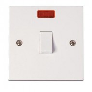 20 Amp Double Pole Switch with Neon 20 Amp Double Pole Switch with Neon