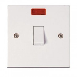 20 Amp Double Pole Switch with Neon