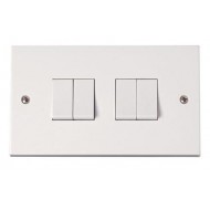 4 Gang 2 Way 10 Amp Switch Plate 4 Gang 2 Way 10 Amp Switch Plate