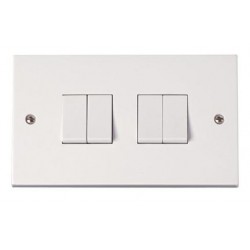 4 Gang 2 Way 10 Amp Switch Plate 4 Gang 2 Way 10 Amp Switch Plate
