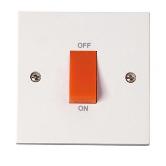 SELECTRIC 45A DP SQUARE SW-RED ROCKER