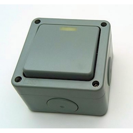 1 Gang 2 Way X-Rated IP66 Rated 10 Amp Heavy Duty Plate Switch 1 Gang 2 Way X-Rated IP66 Rated 10 Amp Heavy Duty Plate Switch