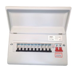 NIGLON PROTEGO 12 WAY CON/UNIT C/W SURGE PROTECTION + 10 x Mcb's