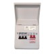 NIGLON PROTEGO 4 WAY CON/UNIT C/W SURGE PROECTION + 100A ISO + 3 X RCBO'S NIGLON PROTEGO 4 WAY CON/UNIT C/W SURGE PROECTION + 100A ISO + 3 X RCBO'S
