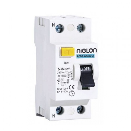 NIGLON TYPE A 63A 30mA RCD