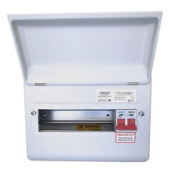 Niglon Protego 10 Module 8 Way 100A Isolator Metal Consumer Unit