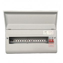 Niglon Protego 18 Module 16 Way 100A Isolator Metal Consumer Unit