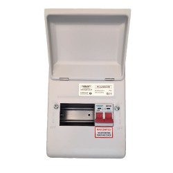 Niglon Protego 6 Modular 4 Way 100A Isolator Metal Consumer Unit