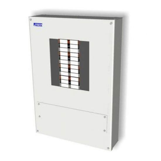 PROTEK Distribution Board, 8 MCB Way TP 3 Phase, w/o Incomer