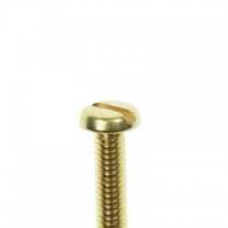 M4 X 16MM BRASS PAN HEAD SCREW