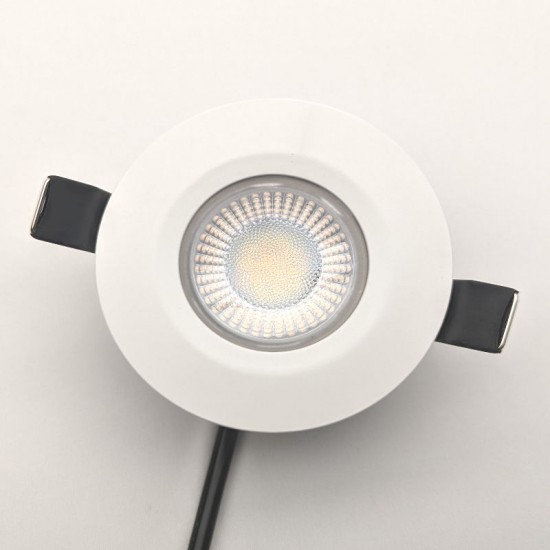 Ansell Prism APRIP/1 Pro CCT (selectable) Dual Wattage Fire Rated IP65 Downlight