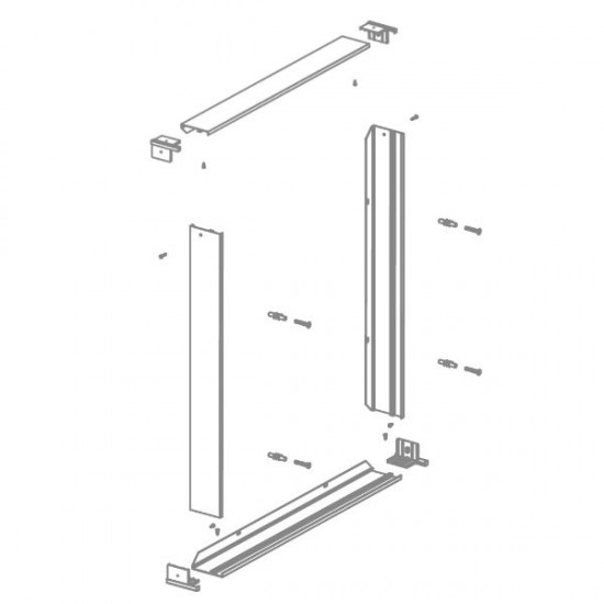 KOSNIC 600 X 600MM SURFACE KIT