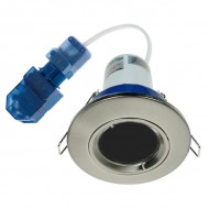 Fixed Cast Downlight Satin Chrome GU300SC Fixed Cast Downlight Satin Chrome GU300SC