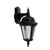 ANSELL BLACK UP/DOWN LATINA IP65 WALL LANTERN