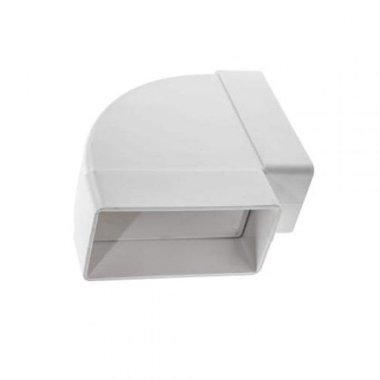 110mm x 54mm flat duct 90 DEGREE HORIZONTAL BEND 110mm x 54mm flat duct 90 DEGREE HORIZONTAL BEND