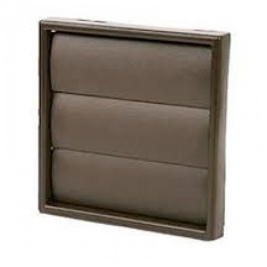 4" BROWN EXTERNAL GRAVITY WALL GRILLE 4" BROWN EXTERNAL GRAVITY WALL GRILLE