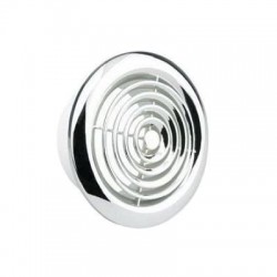 MANROSE Internal Circular Grill Chrome 100mm/4Inch MANROSE Internal Circular Grill Chrome 100mm/4Inch