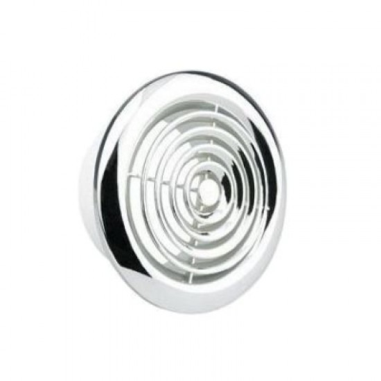 MANROSE Internal Circular Grill Chrome 100mm/4Inch MANROSE Internal Circular Grill Chrome 100mm/4Inch