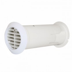 MONSOON Deluxe Quick Internal Fit Wall Kit White With Backdraught Shutter MONSOON Deluxe Quick Internal Fit Wall Kit White With Backdraught Shutter